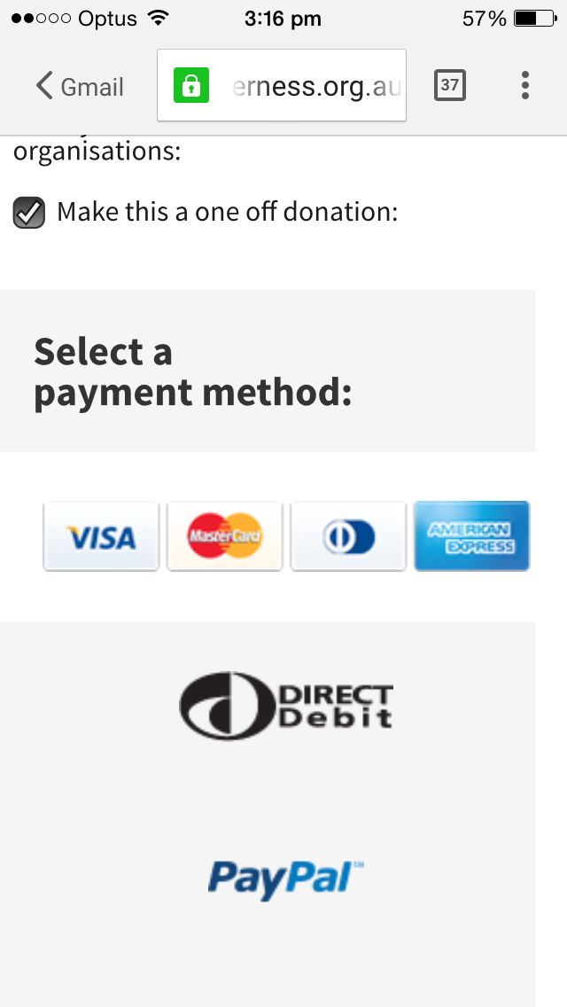Online Donation Payment Options