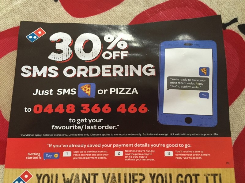 Use Emoticon to buy pizza