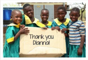 World Vision thank you page image
