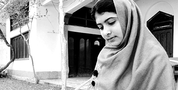 Malala campaigns for women's right to an education in Pakistan
